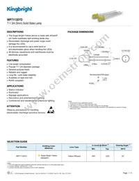 WP7113SYD Datasheet Cover