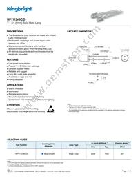 WP7113VBC/D Datasheet Cover