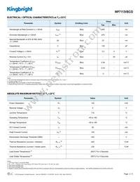 WP7113VBC/D Datasheet Page 2