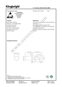 WP7113VGC/Z Datasheet Cover