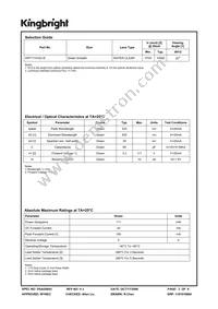 WP7113VGC/Z Datasheet Page 2