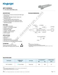 WP7113VRCBC/A Datasheet Cover