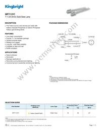 WP7113YC Datasheet Cover