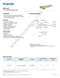 WP7113YD Datasheet Cover