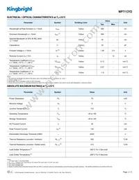 WP7113YD Datasheet Page 2