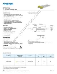 WP7113YD5V Datasheet Cover