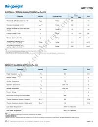 WP7113YD5V Datasheet Page 2