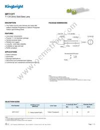 WP7113YT Datasheet Cover