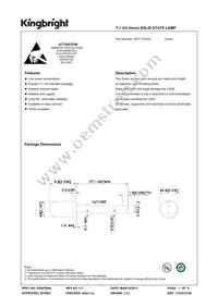 WP7113ZGC Datasheet Cover