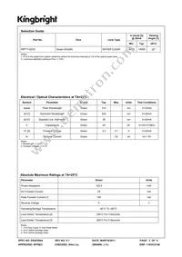WP7113ZGC Datasheet Page 2