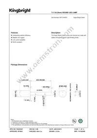 WP7143SGC Datasheet Cover