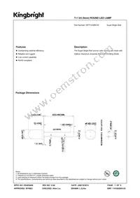 WP7143SRC/D Datasheet Cover