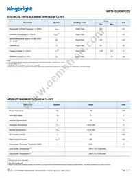 WP714SURWTK/TD Datasheet Page 2