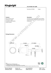 WP793ED Datasheet Cover