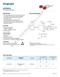 WP793SRD/J4 Datasheet Cover