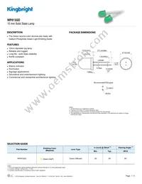 WP813GD Datasheet Cover