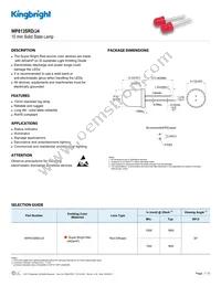 WP813SRD/J4 Datasheet Cover