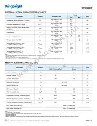 WP819EGW Datasheet Page 2