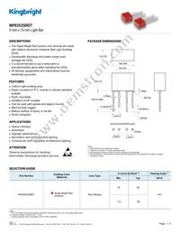 WP835/2SRDT Datasheet Cover