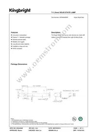 WP908A8SRD Datasheet Cover