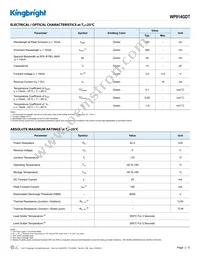 WP914GDT Datasheet Page 2