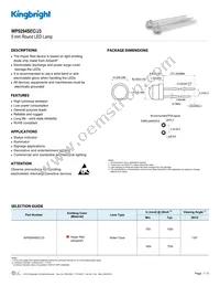 WP9294SEC/J3 Datasheet Cover