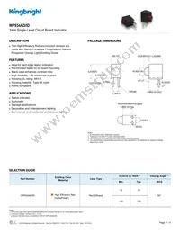 WP934AD/ID Datasheet Cover