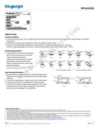 WP934CB/SRD Datasheet Page 4