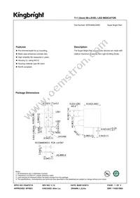 WP934EB/2SRD Datasheet Cover