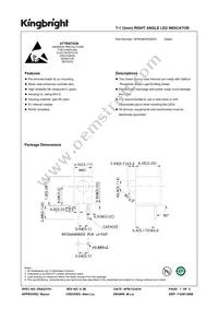 WP934EW/GD5V Datasheet Cover