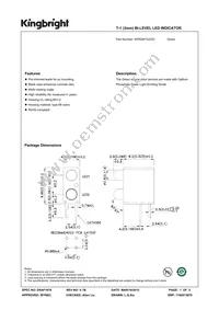 WP934FG/2GD Datasheet Cover