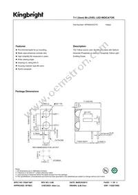 WP934GO/2YD Datasheet Cover