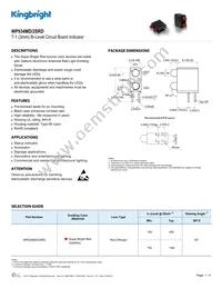 WP934MD/2SRD Datasheet Cover