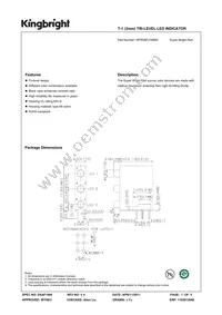 WP934PJ/3SRD Datasheet Cover