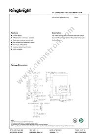 WP934PJ/3YD Datasheet Cover