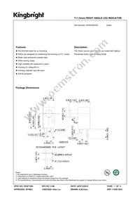 WP934RS/GD Datasheet Cover