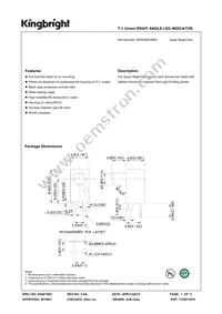 WP934RS/SRD Datasheet Cover