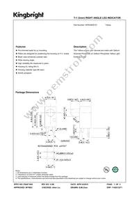 WP934RS/YD Datasheet Cover