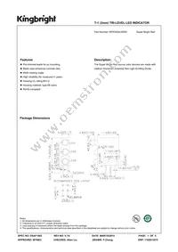 WP934SA/3SRD Datasheet Cover