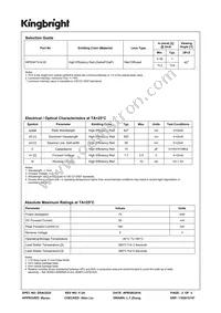 WP934TV/4LID Datasheet Page 2