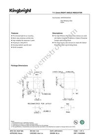 WP937EW/EGW Datasheet Cover