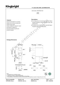 WP937MD/2YGW Datasheet Cover