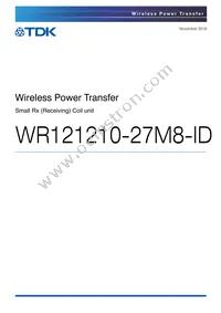 WR121210-27M8-ID Datasheet Cover