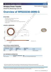 WR222230-26M8-G Datasheet Page 2