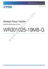 WR301025-19M8-G Datasheet Cover