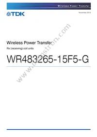 WR483265-15F5-G Datasheet Cover