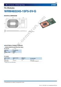 WRM483245-15F5-5V-G Datasheet Cover