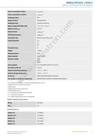 WSE12-3P2431 Datasheet Page 3