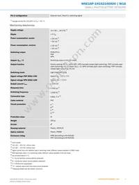 WSE16P-1H162100A00 Datasheet Page 3