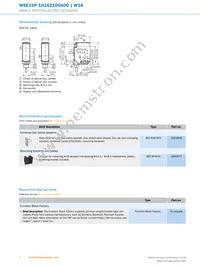 WSE16P-1H162100A00 Datasheet Page 8
